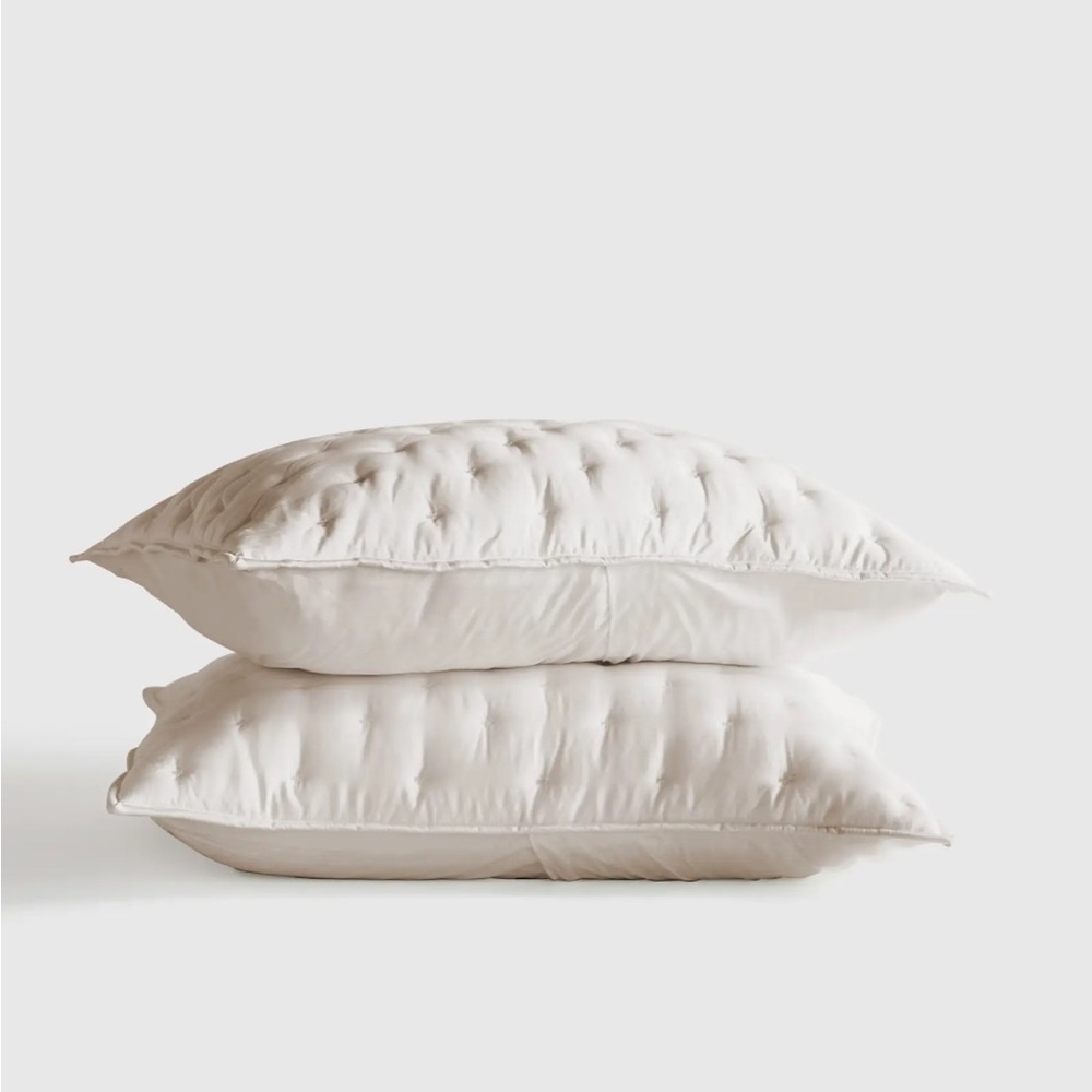 QUINCE Bamboo Dream Quilted Sham Set King Sand